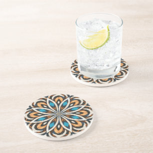 Flower Mandala Weave  Coaster