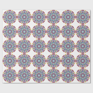 Flower Mandala Wrapping Paper