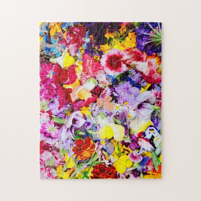 Flower Market Art Photo Puzzles Flower Art Jigsaw  (Vertical)