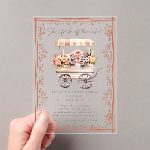 Flower Market Bridal Shower Invitation