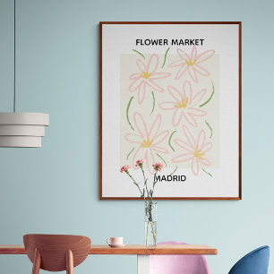 Flower Market Editable Poster