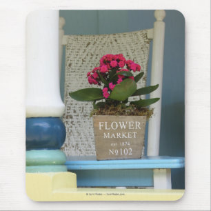 Flower Market Flower Pot - Martha's Vineyard Mouse Pad