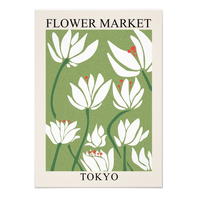 FLOWER MARKET TOKIO | DIGITAL VERSION PHOTO PRINT (Front)