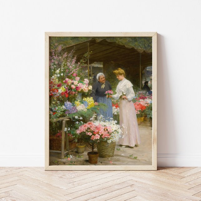 Flower Market | Victor Gabriel Gilbert Poster (Creator Uploaded)