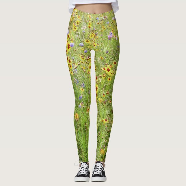 Flower Meadow Leggings (Front)
