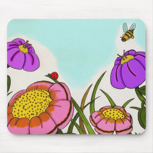 Flower Meadow Mousepad (Front)