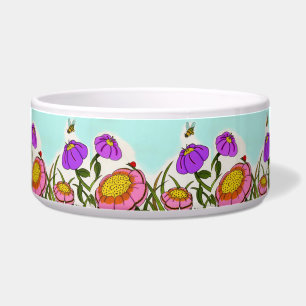 Flower Meadow Pet Bowl