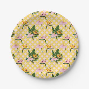 Flower Meanings Paper Plate