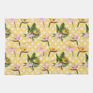 Flower Meanings Tea Towel