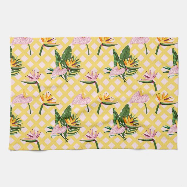 Flower Meanings Tea Towel (Horizontal)