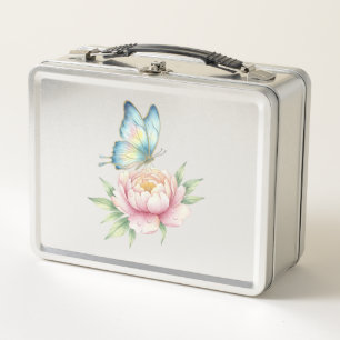 Flower Metal Lunch Box
