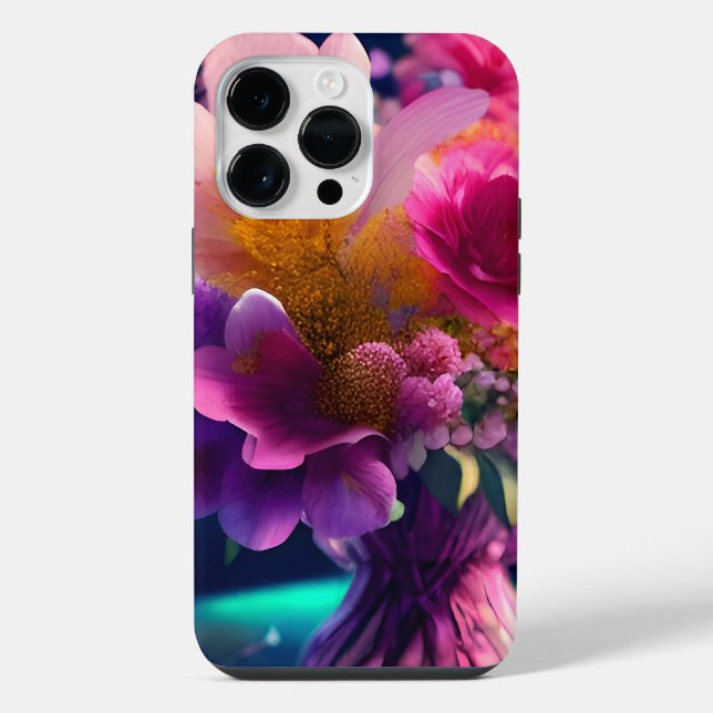 Flower Mix Vase 1 iPhone Case (Back)