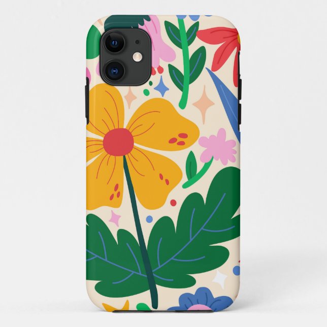 Flower Mixtape Case-Mate iPhone Case (Back)