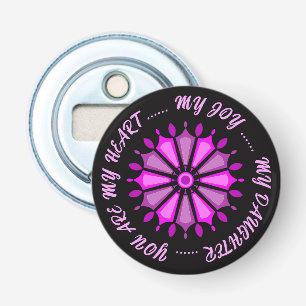 FLOWER MODERN GIFT FROM MOM DAD SISTER SON BOSS BOTTLE OPENER