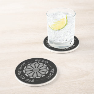 FLOWER MODERN GIFT FROM MOM DAD SISTER SON BOSS COASTER