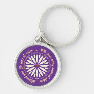 FLOWER MODERN GIFT FROM MOM DAD SISTER SON BOSS KEY RING