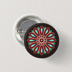FLOWER MODERN GIFT FROM MOM DAD SISTER SON BOSS WI 3 CM ROUND BADGE