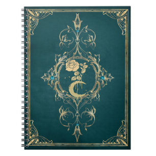 Flower moon grimoire notebook