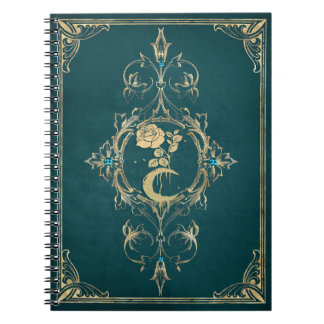 Flower moon grimoire notebook