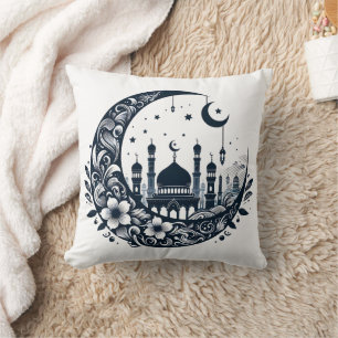 Flower Moon Mosque Cushion