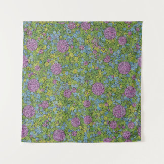 Flower Mosaic B Tapestry