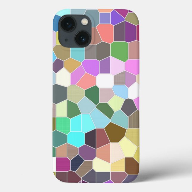 Flower Mosaic Case-Mate iPhone Case (Back)