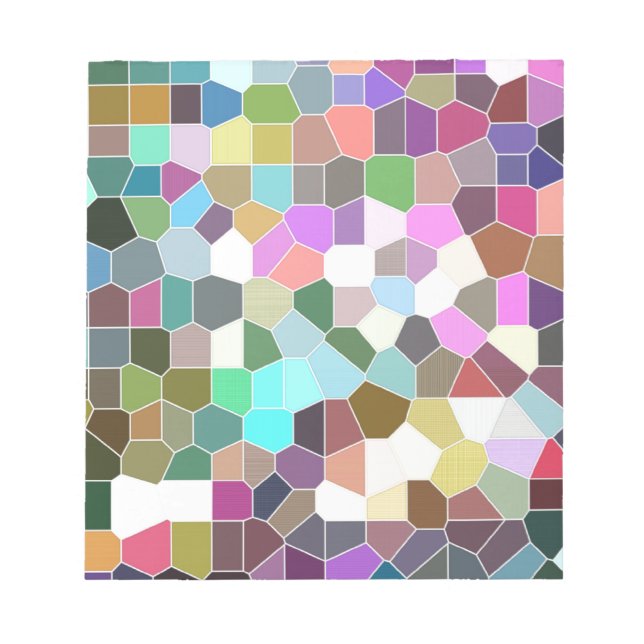 Flower Mosaic Notepad (Front)