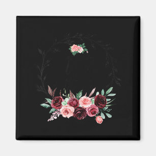 Flower mother of the bride shower wedding magnet