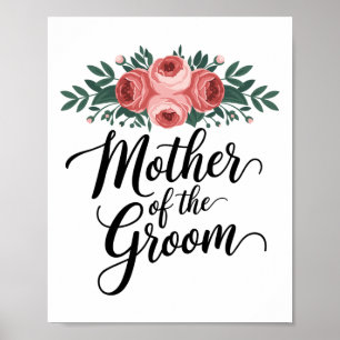 Flower Mother Of The Groom Wedding Shower Mum From Poster