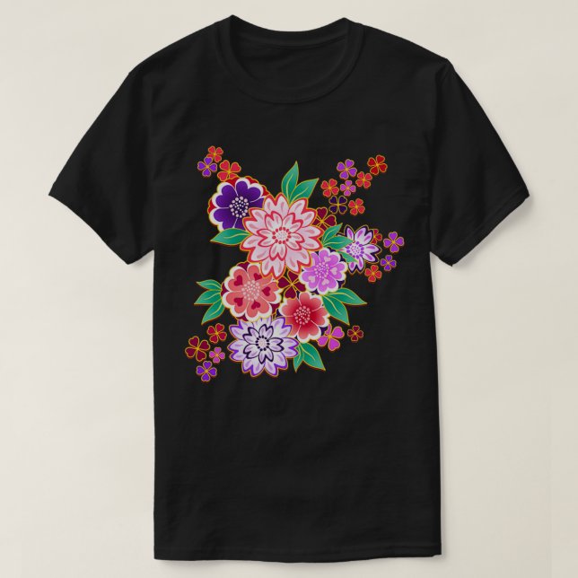 Flower Motif design 1 T-Shirt (Design Front)