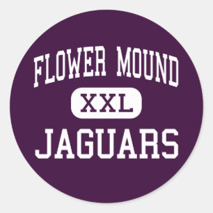 Flower Mound - Jaguars - High - Flower Mound Texas Classic Round Sticker