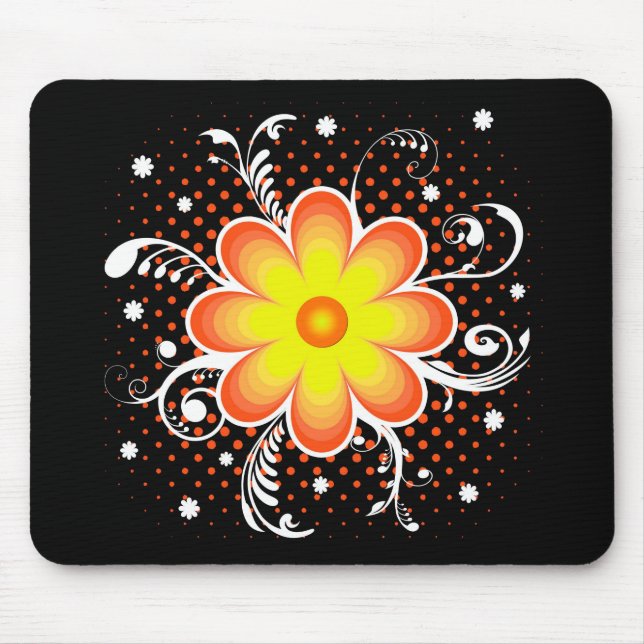 Flower Mouse Pad (Front)