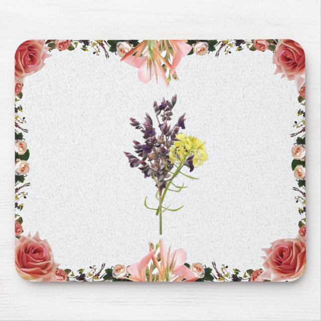 Flower Mouse Pad (Front)
