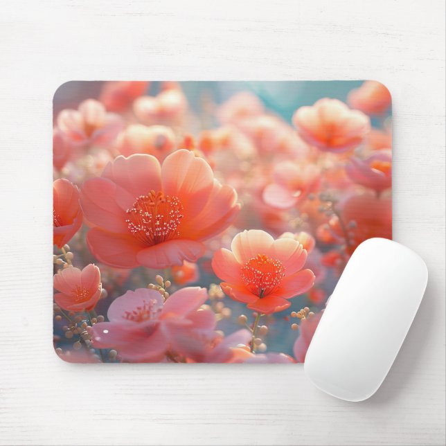 Flower Mouse Pad (With Mouse)
