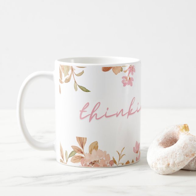 flower mug (With Donut)