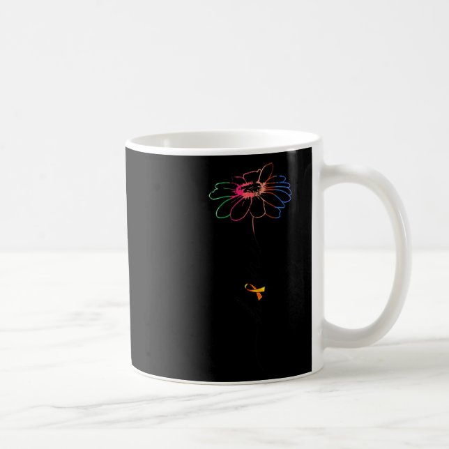 Flower - Multiple Sclerosis Awareness Gift  Coffee Mug (Right)