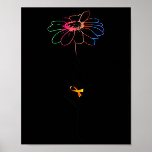 Flower - Multiple Sclerosis Awareness Gift Poster