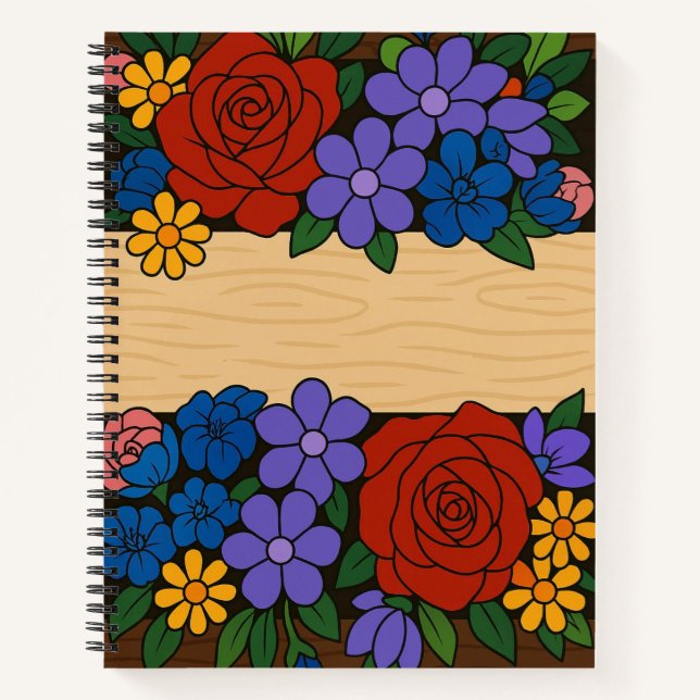 Flower name label notebook (Front)