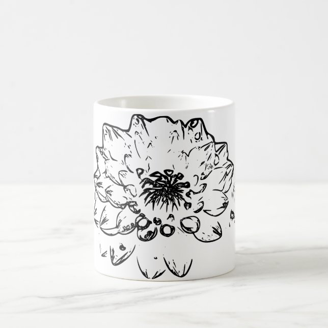 Flower Natural Art  Coffee Mug (Center)