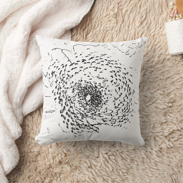 Flower Natural Pillow (Blanket)