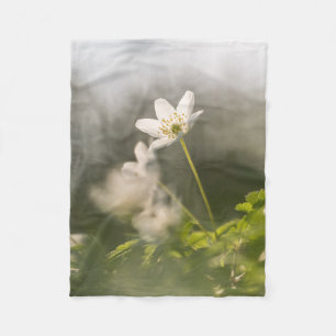 Flower Nature Photo Fleece Blanket