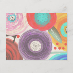 Flower nature still life floral ranunculus postcard