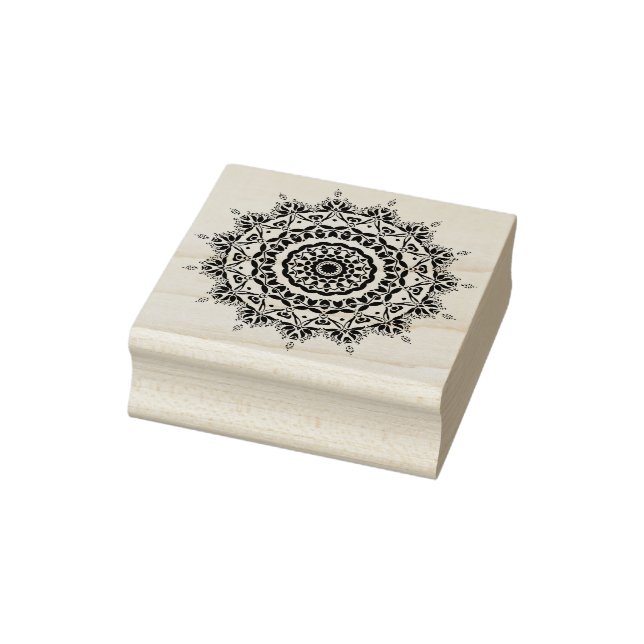 flower nouveau art stamp (Stamp)