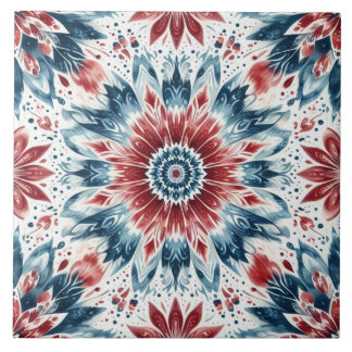 Flower of Independence Ceramic Tile