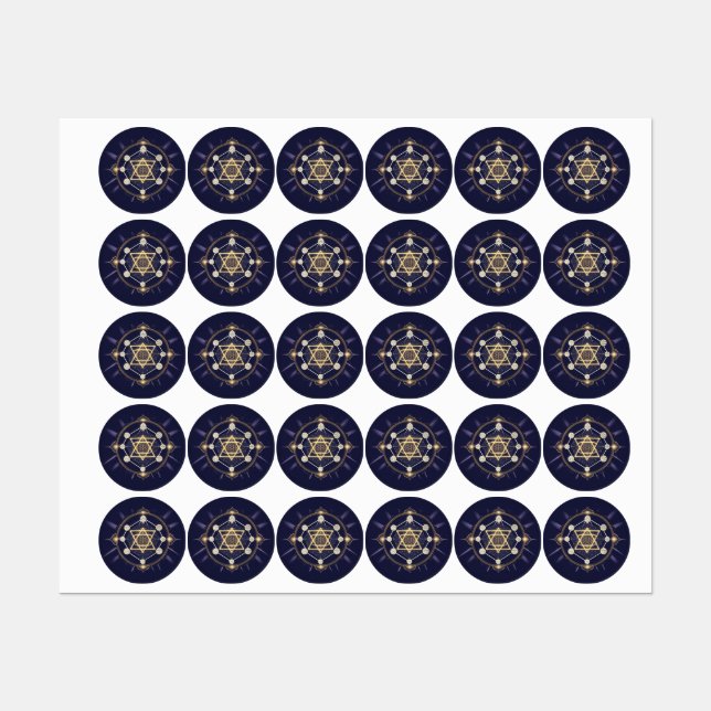 Flower of Infinity — Sacred Geometry Celestial (Sheet)