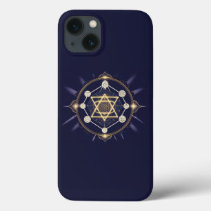 Flower of Infinity — Sacred Geometry Celestial iPhone 13 Case