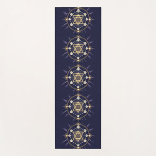 Flower of Infinity — Sacred Geometry Celestial Yoga Mat