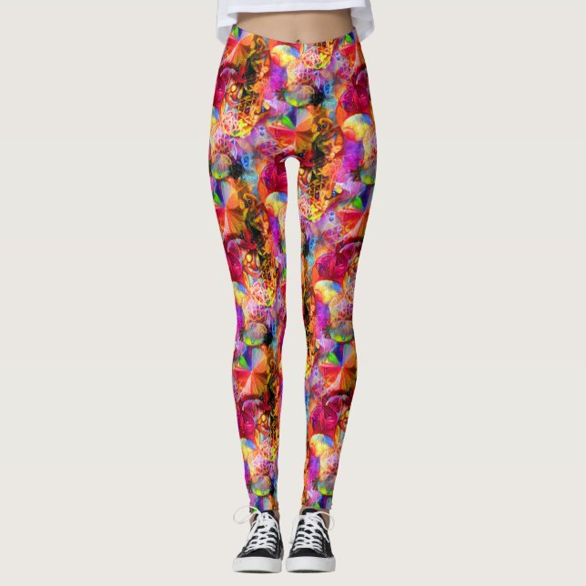 Flower of Life 10 Leggings (Front)