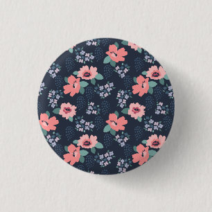 Flower Of Life 3 Cm Round Badge