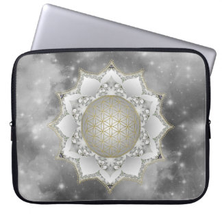 Flower Of Life - Blossoms Mandala 1 Laptop Sleeve